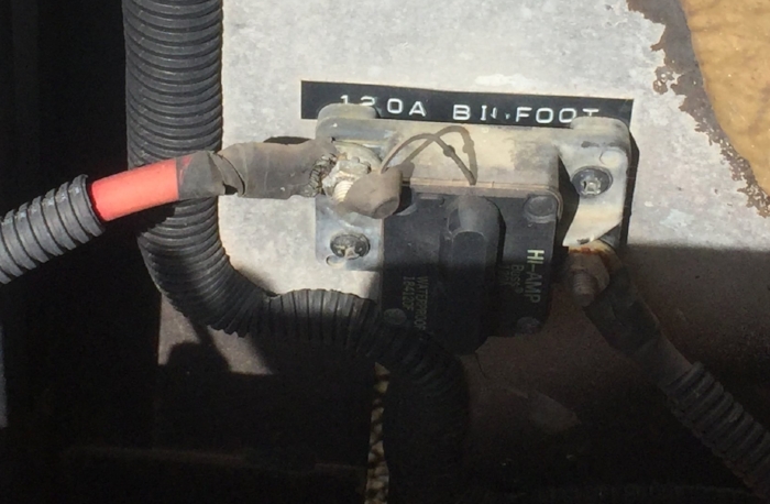 breaker for the level system under the RV hood! 