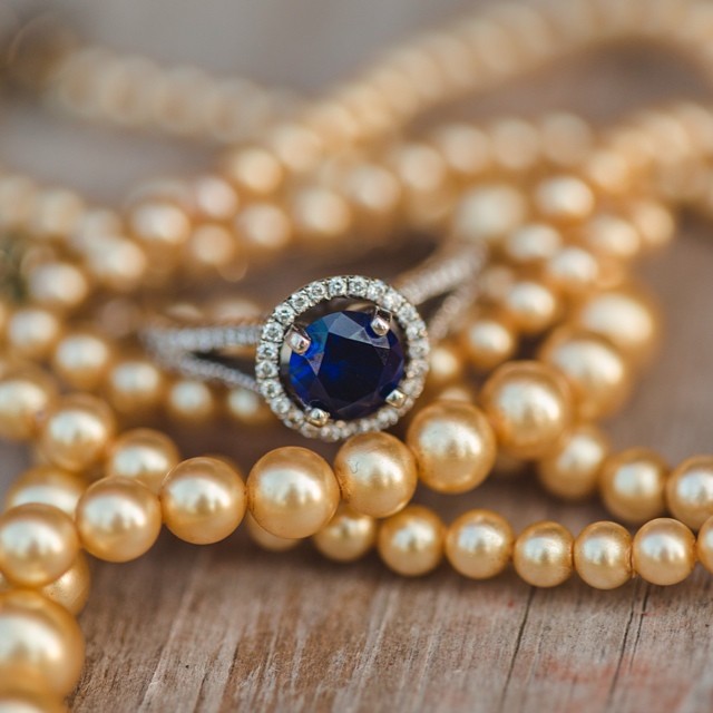 Nana's pearls that I wore on our wedding day. 