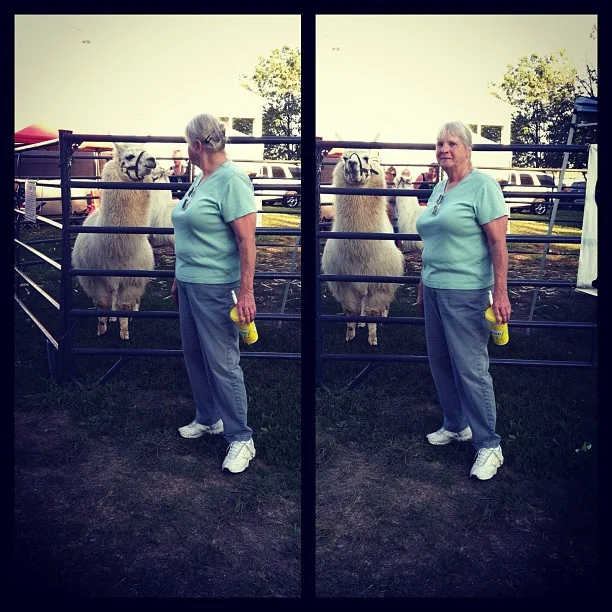 Nana and I used to go to the fair every year together to pig out on fair food! 