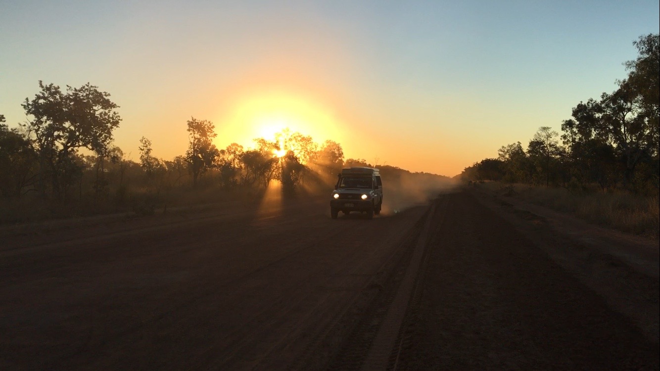 Sonnenuntergang Outback