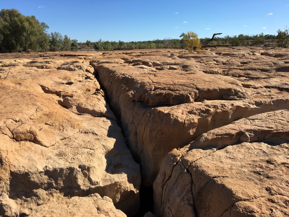 Dried up Leichhardt Falls