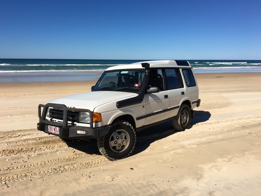 Fahren am Strand