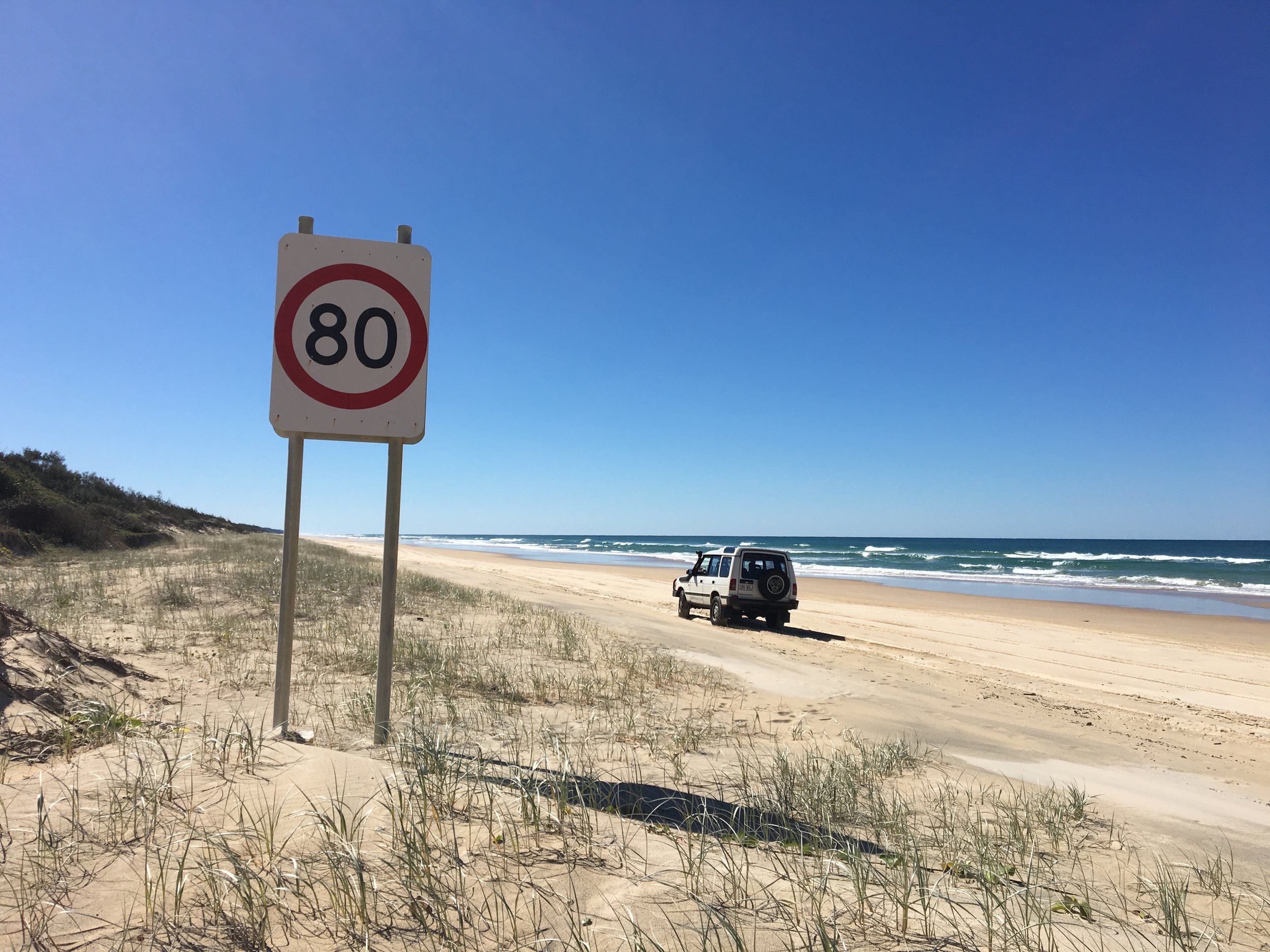 Fahren am Strand