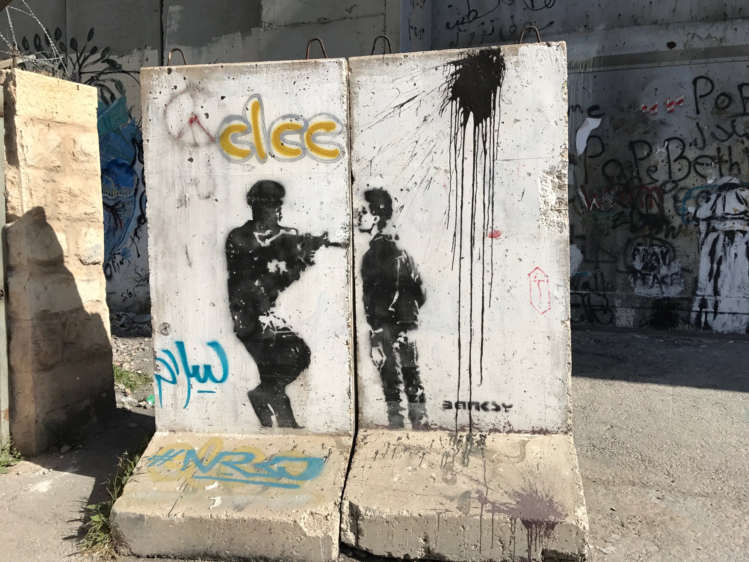 Graffitikunst Mauer Bethlehem