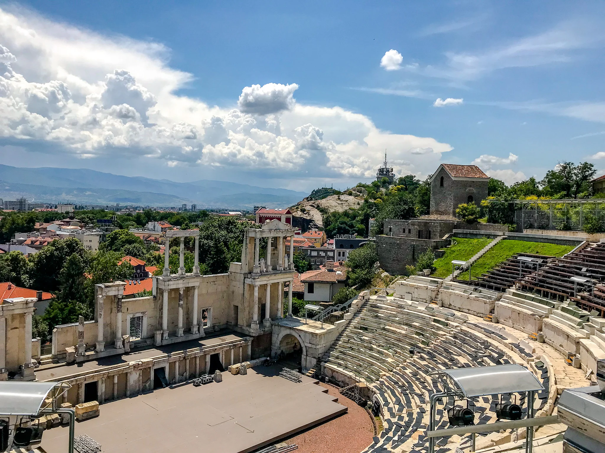 The Ancient Roman Amphitheatre in Plovdiv