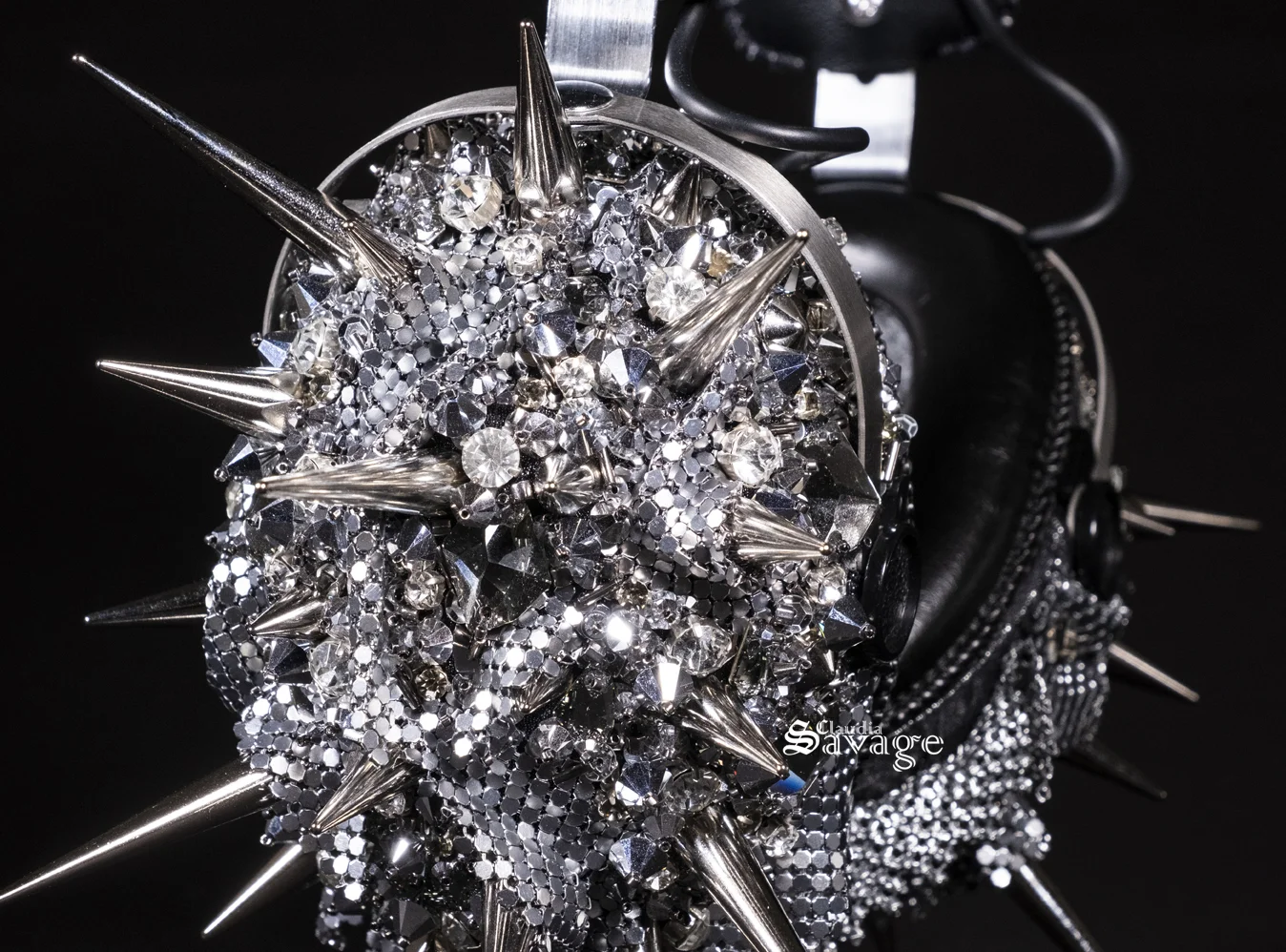 Claudia Savage Headphones with spikes.jpg