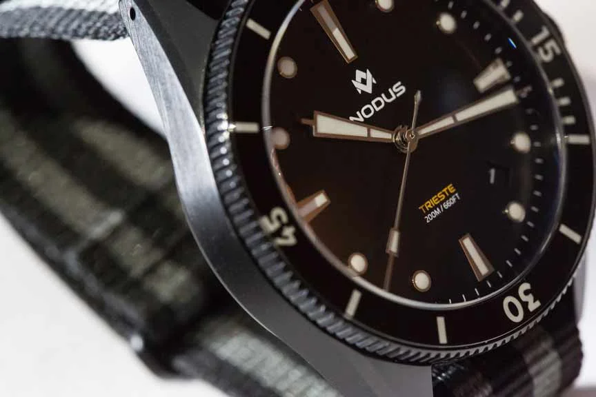 Nodus Trieste Black w/ black bezel