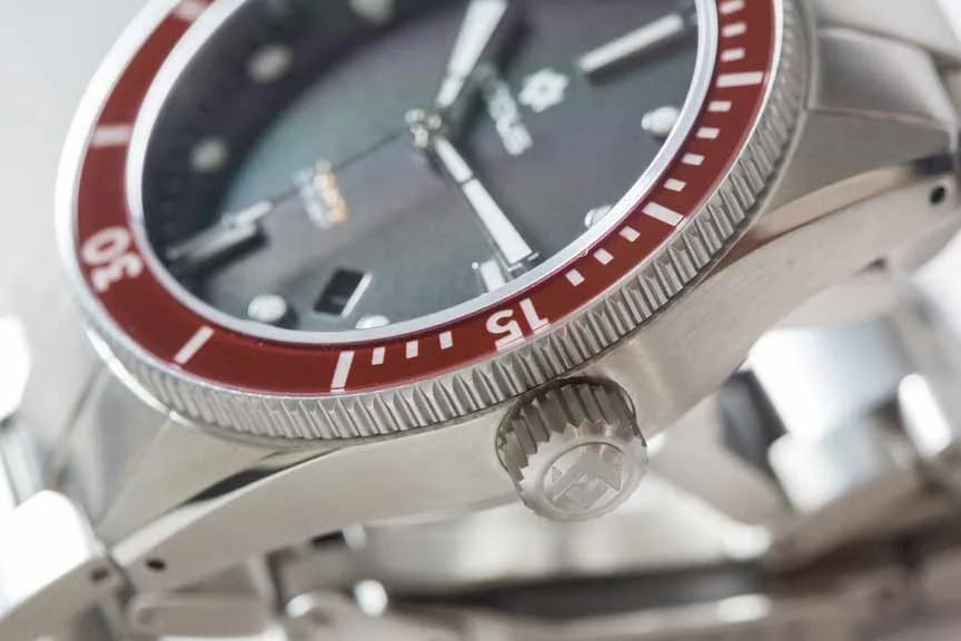 Nodus Trieste w/ burgundy bezel