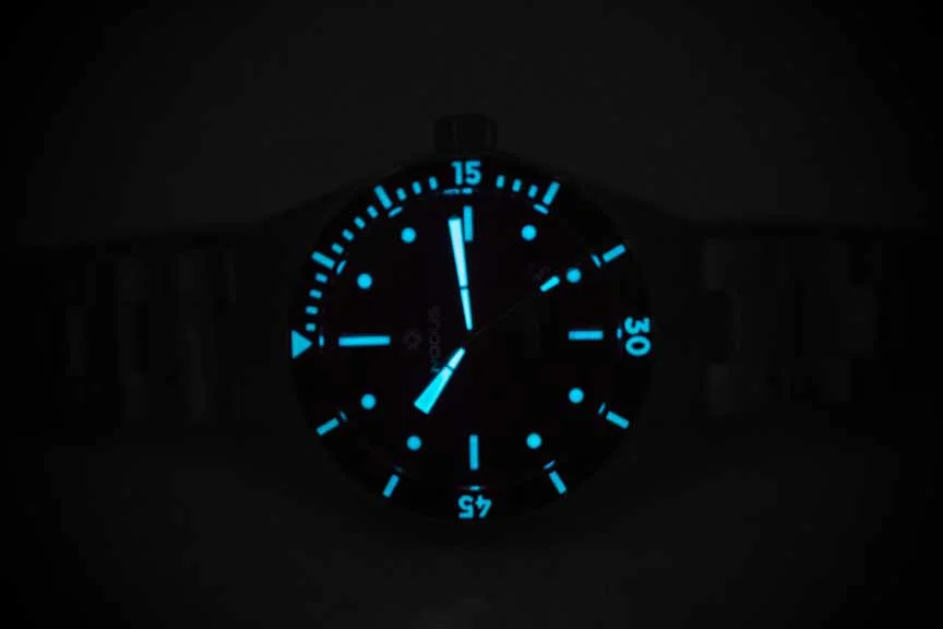 The Trieste uses BGW-9, which gives it a cool blue glow.
