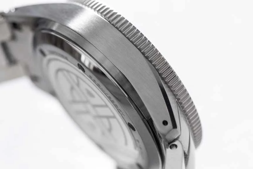 A side shot of the Trieste, showcasing its sleek profile.