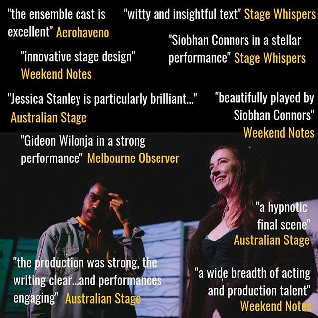 There&rsquo;s only a couple of chances left to see these excellent people get all drunk and Jesus-y at fringe (unless you come to the after party), tickets available through link in bio 💒🌈🍾 #thejesusyshow #melbournefringe #theatre