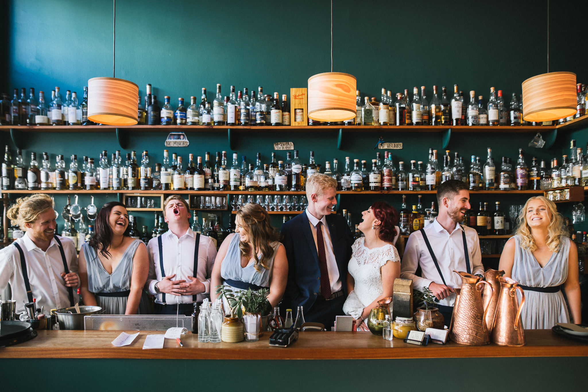 bridal party wedding photographer Christchurch