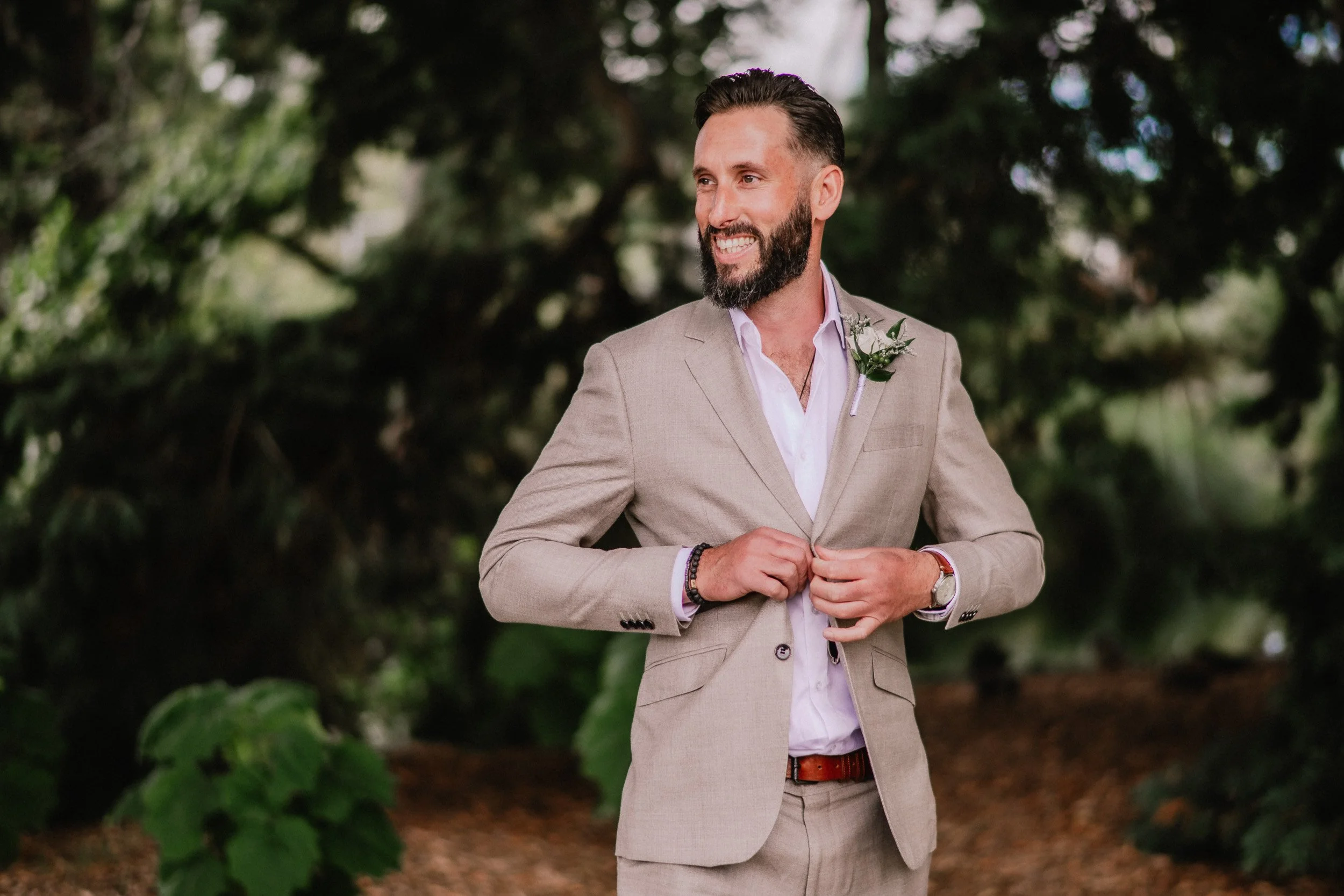 Christchurch wedding photography groom