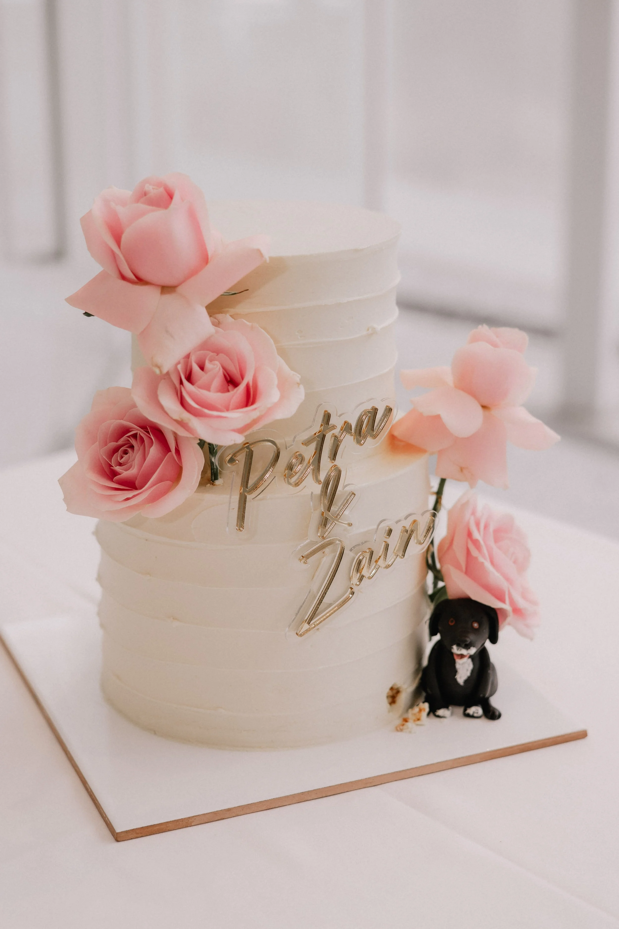 Christchurch wedding photography cake ilex