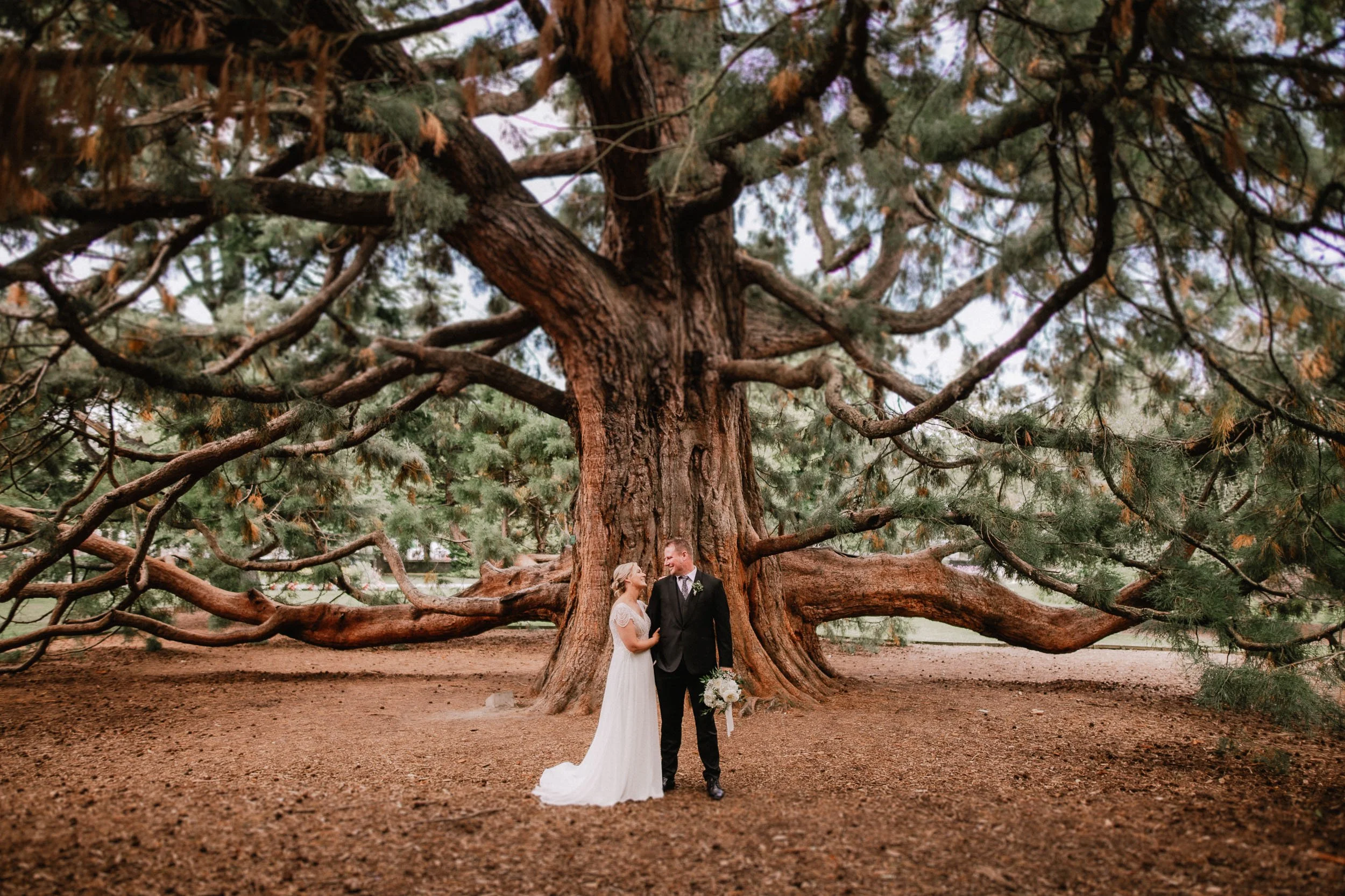 Wedding photography Botanic gardens