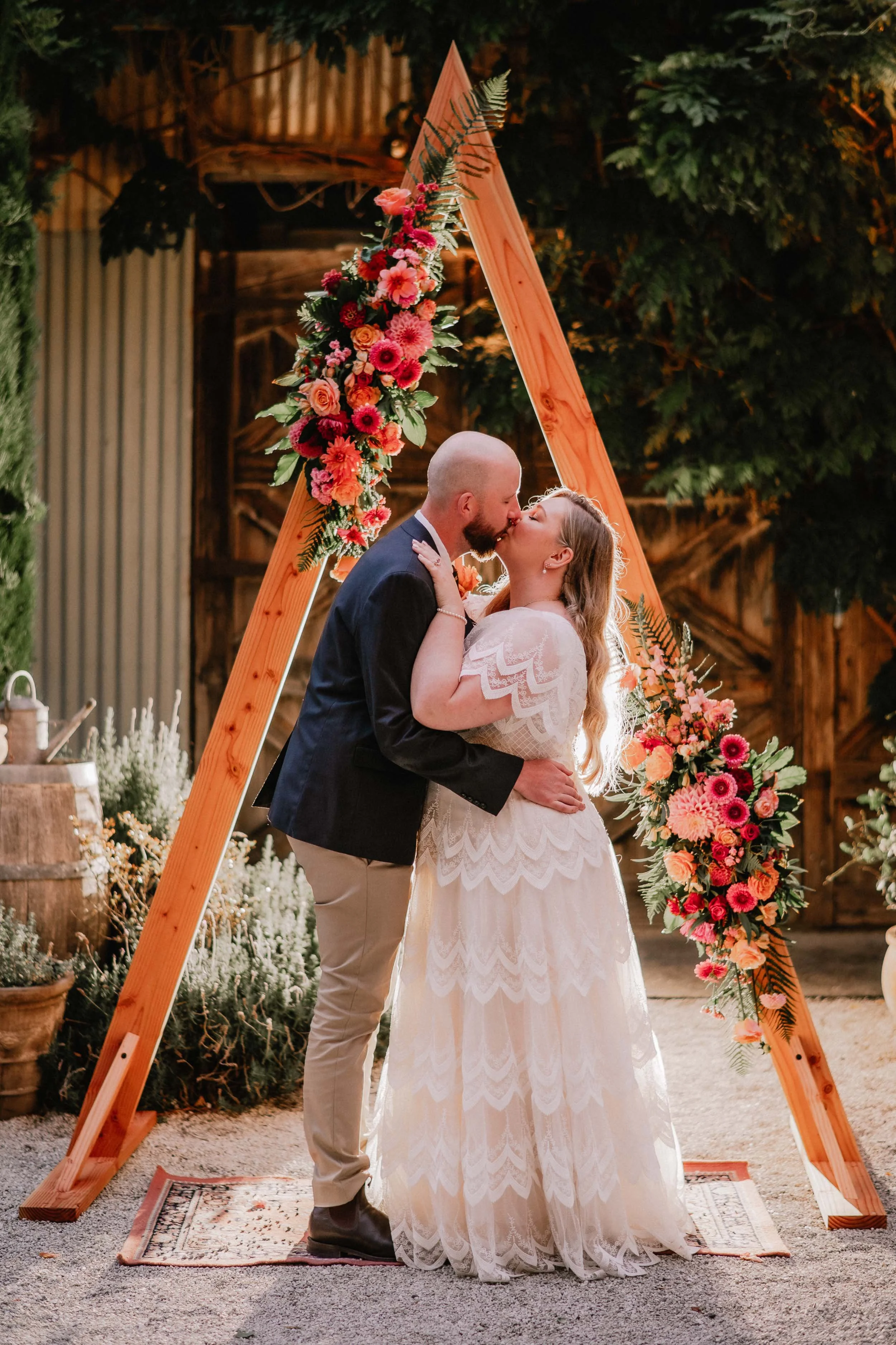 Christchurch wedding photography Cossars Wineshed