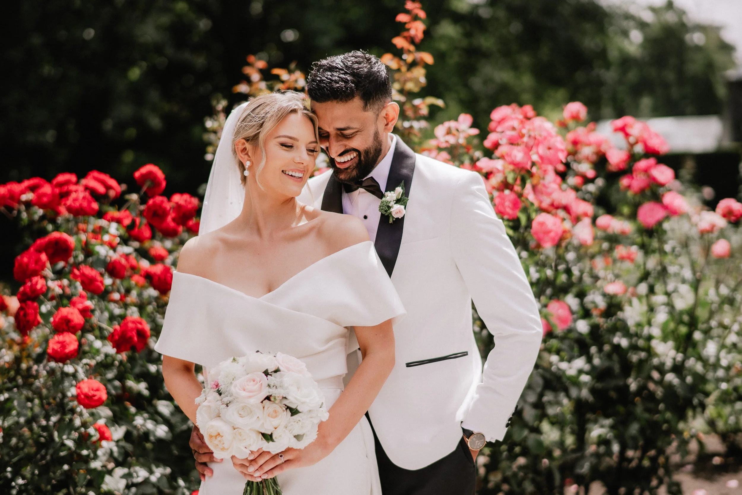 New Zealand wedding photography Botanic gardens Christchurch