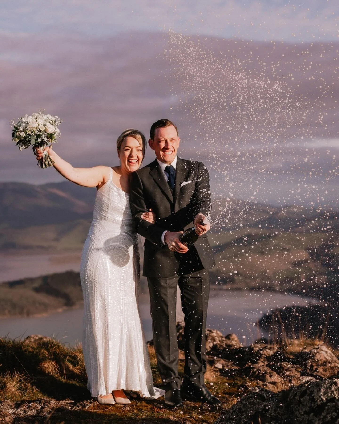 Kadin &amp; Laura celebrating from hill tops to the Blue Smoke 📸🎉🙌🏼

#weddingphoto #weddingphotography #weddingphotographer&nbsp;#wedding #nzweddingphotographer&nbsp;#nzweddingphotography #nzwedding #Christchurch #christchurchphotogrqphy #christc