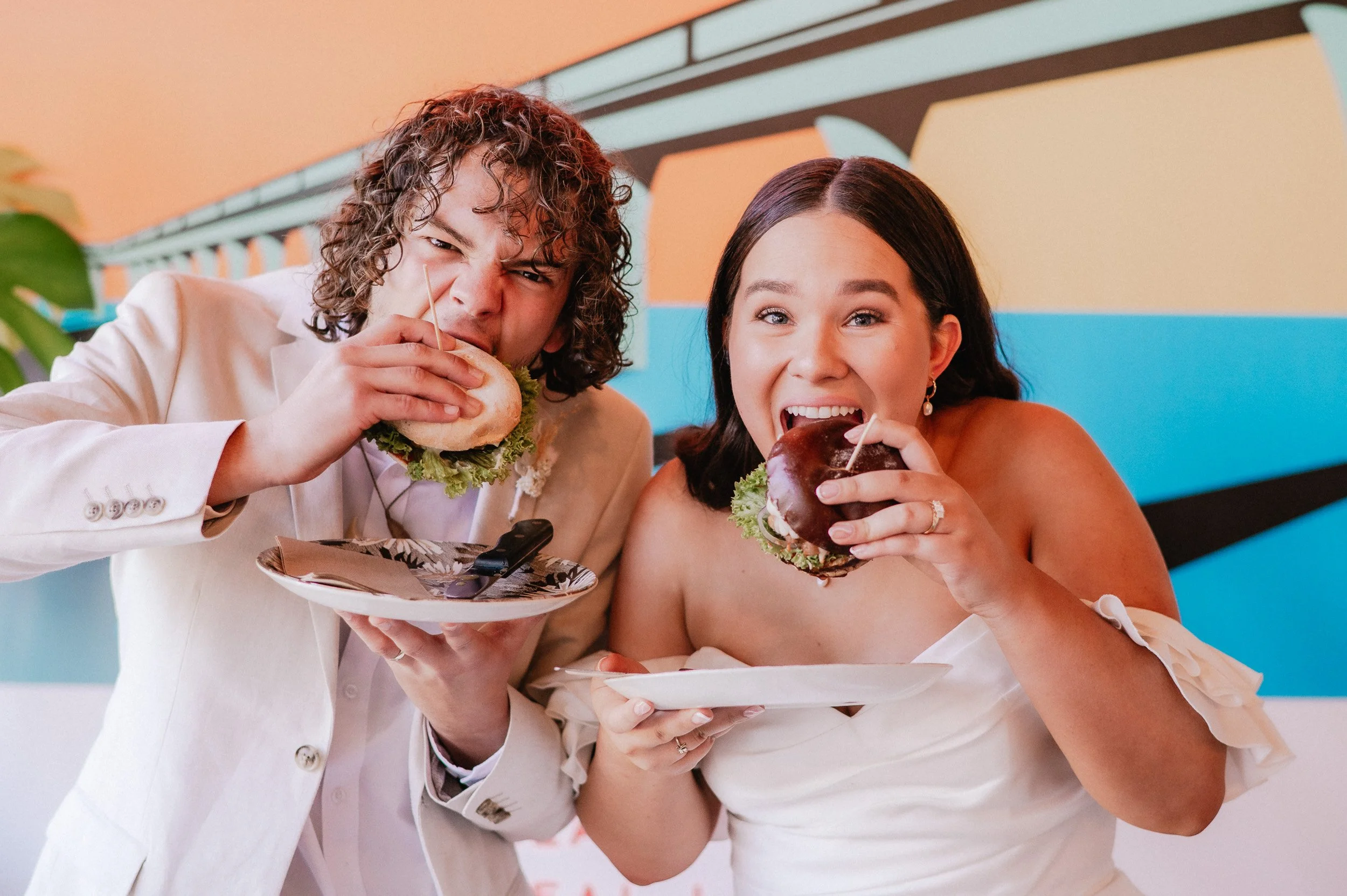 Canterbury wedding photographer Burger Joint New Brighton