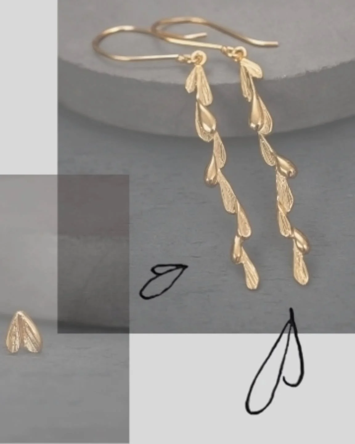 A sense of movement in a solid form