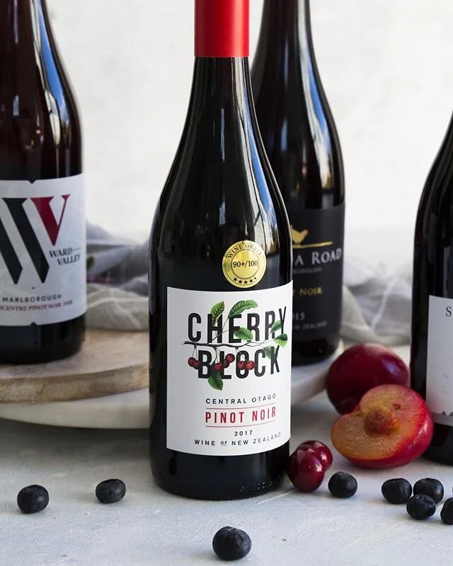 With the nights starting to cool down, we&rsquo;ve started cracking open more Pinots. At www.aswines.co.nz got a great selection of Pinot from around NZ, including the amazing value Cherry Block Central Otago Pinot Noir 🍒◼️🍷