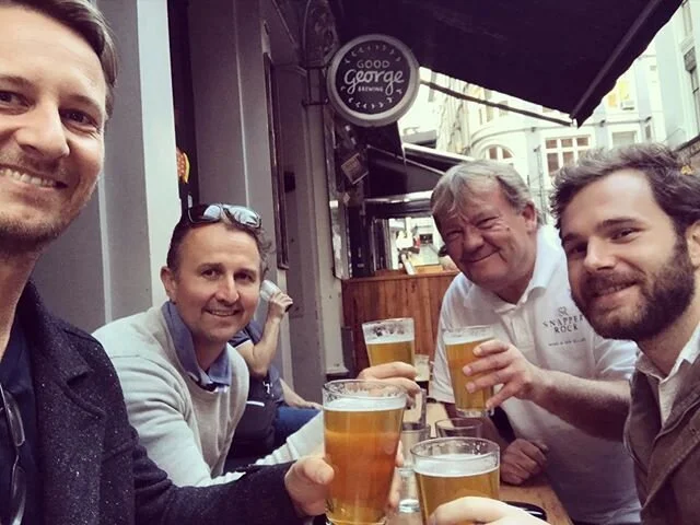 The @aswinesnz team finally able to enjoy a beer down at our local @vultureslane! 🍻

#aswines #supportlocal #craftbeer #nzwine