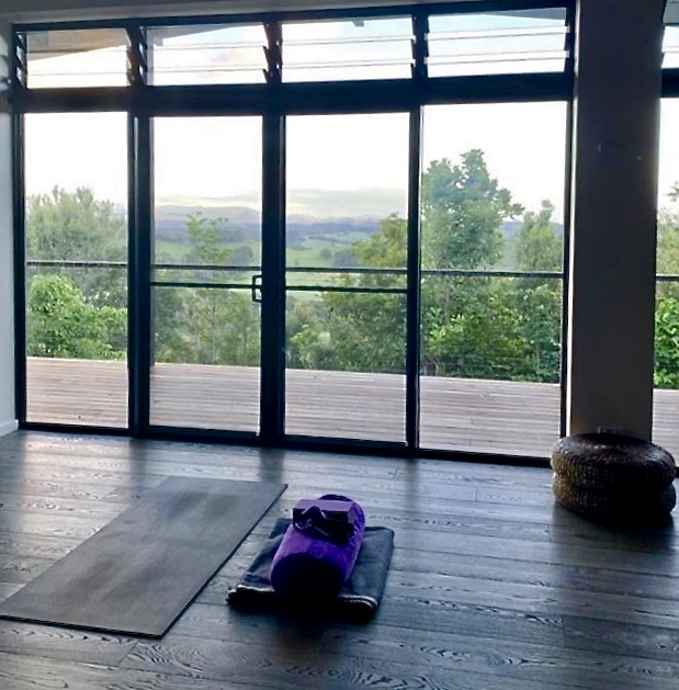 Sunrise yoga classes on offer daily are easy to get used to with these views.