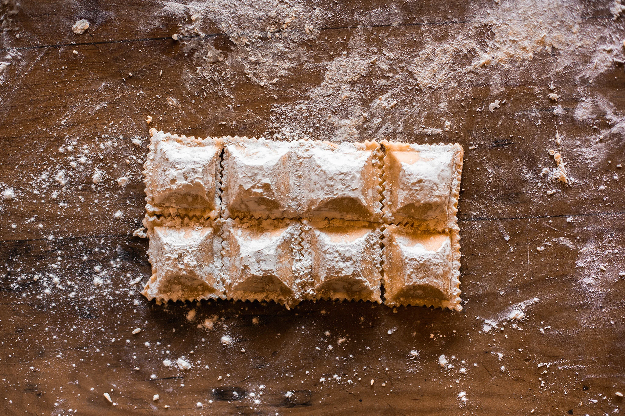 Butternut Squash Sorrentinos with Blue Cheese Sauce