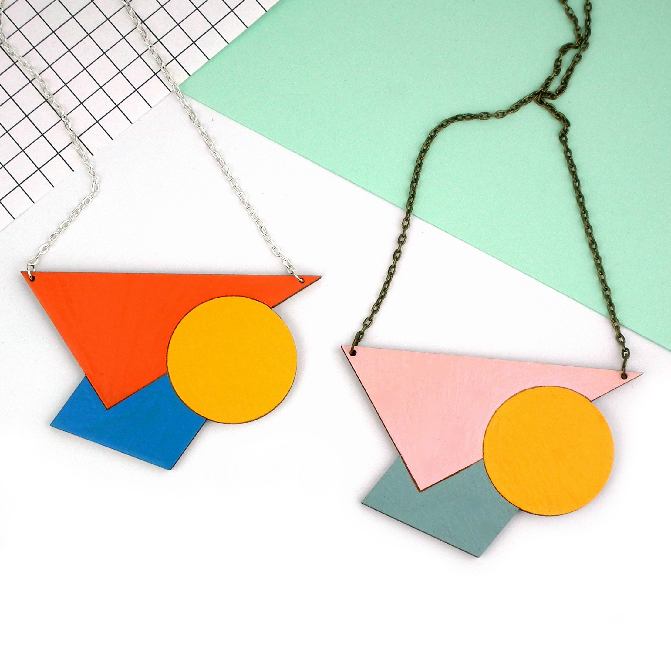 Red Paper House - Statement Geometric Necklace.jpg