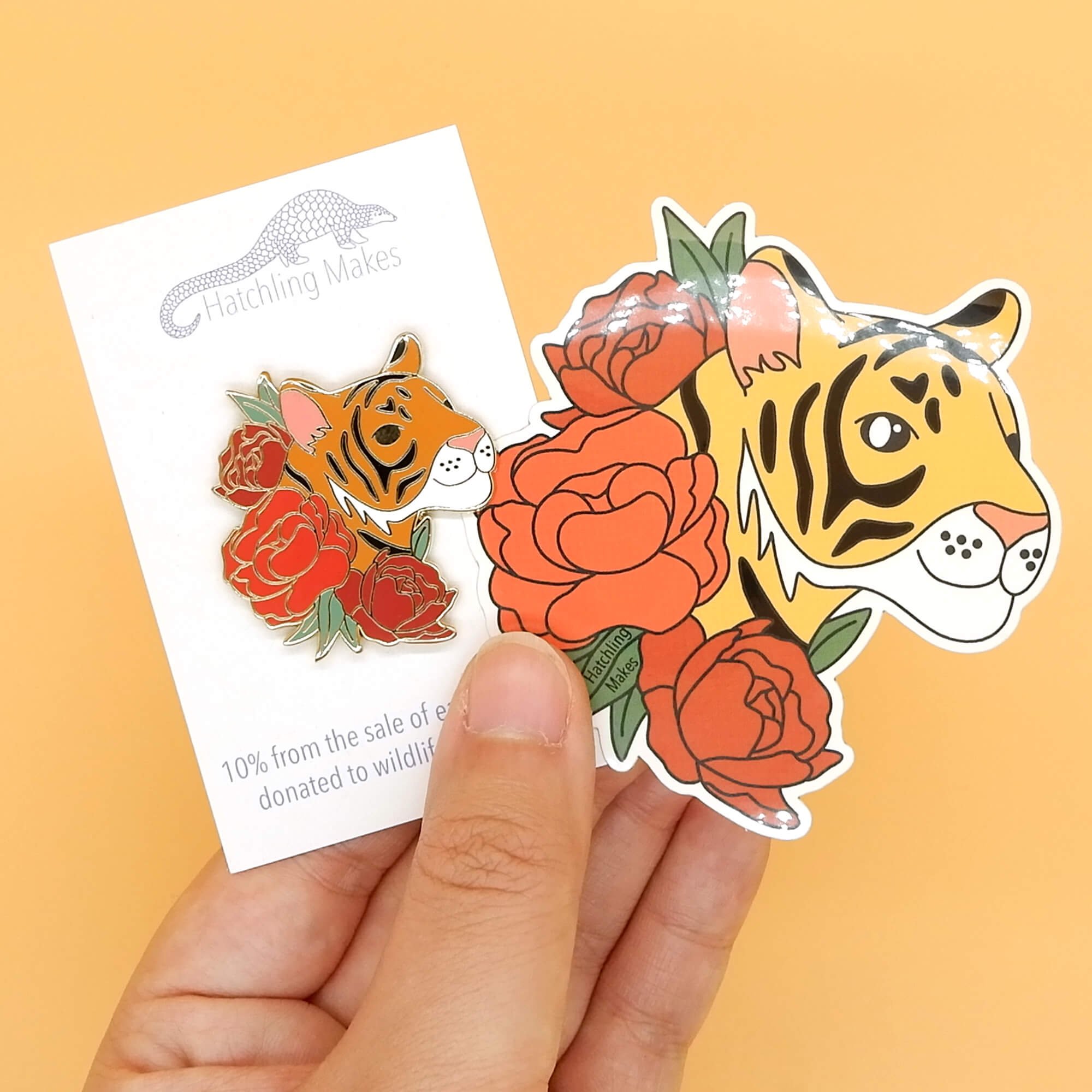 tiger pin and sticker.jpg