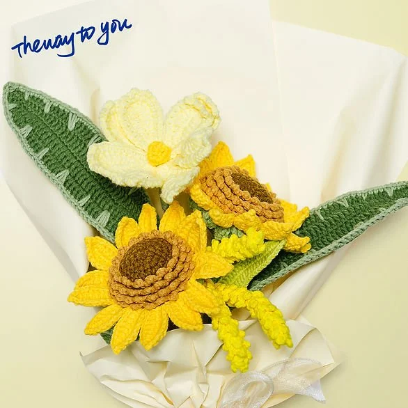 Everlasting crocheted bouquet - £50