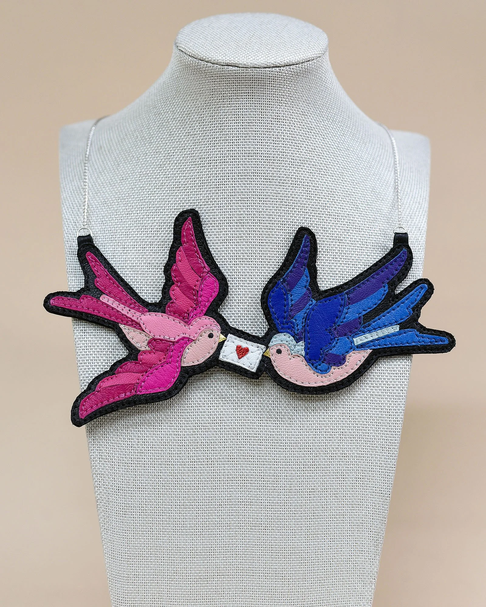 Jo Gill Leather Swallows Necklace_4714.jpg