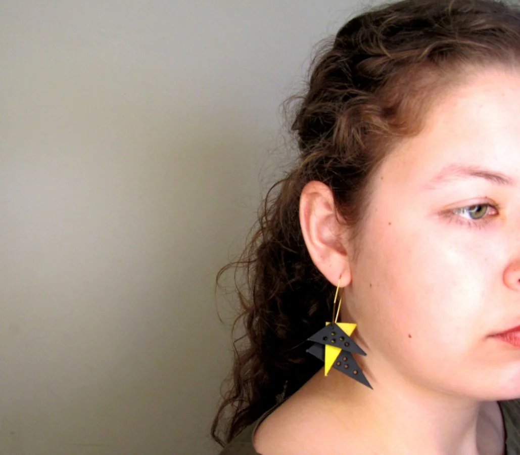 geometic off cut leather earrings renush_7844.jpeg