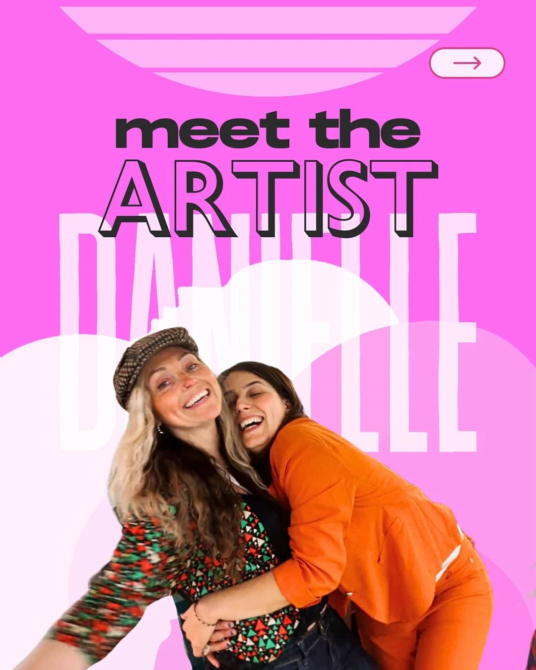 🤩✨Appreciation Intro Post! ✨💁🏼&zwj;♀️

(Did I use the photo of Miranda and Danielle hugging again for the millionth time? - yes. Will I be using it many more times to show how fun and cool and awesome our team is? Yes)

Meet Danielle - our lead ar