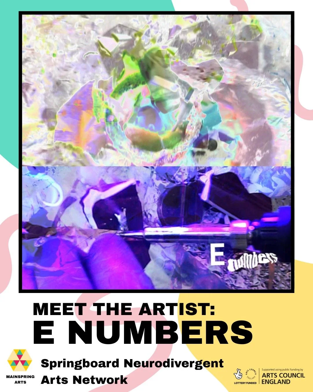 📣 To celebrate the launch of Springboard Neurodivergent Arts Network, we've commissioned three exciting neurodivergent artists/collectives to make new work... 📣

First up we have E Numbers, a creative neuroqueer collective:

Tiiva (they/them) is a 