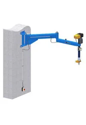 Articulated wall slewing crane GWD-TR steel pipe profile up to 250 kg.jpg