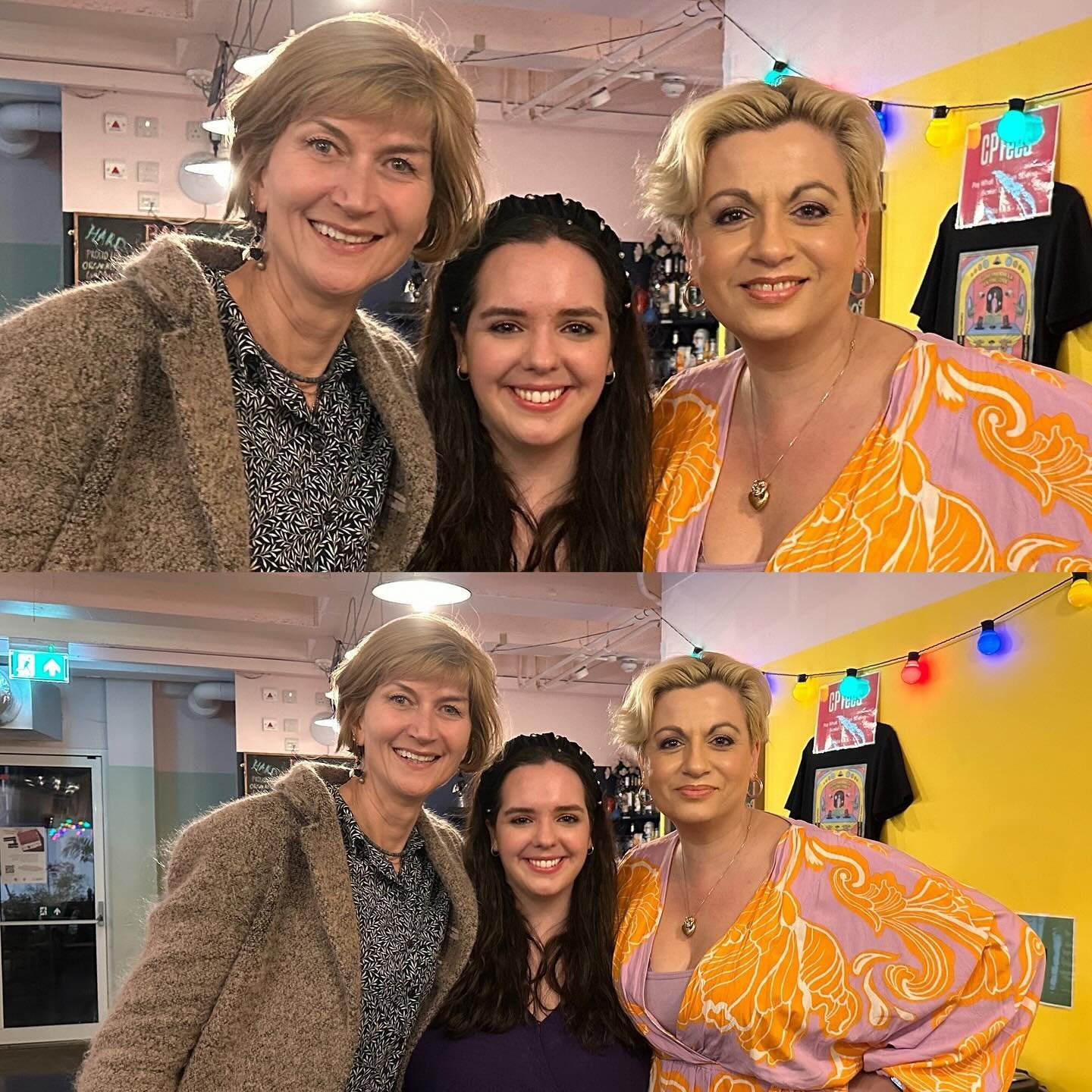 Finally got the chance to catch TVA&rsquo;s @rachelstocky in her honest, impactful &amp; superb self-penned @fatchanceplay last night @camdenpeoplestheatre 👏🎭 a delight to have the company of top animation director &amp; lovely lady @allsharonmille