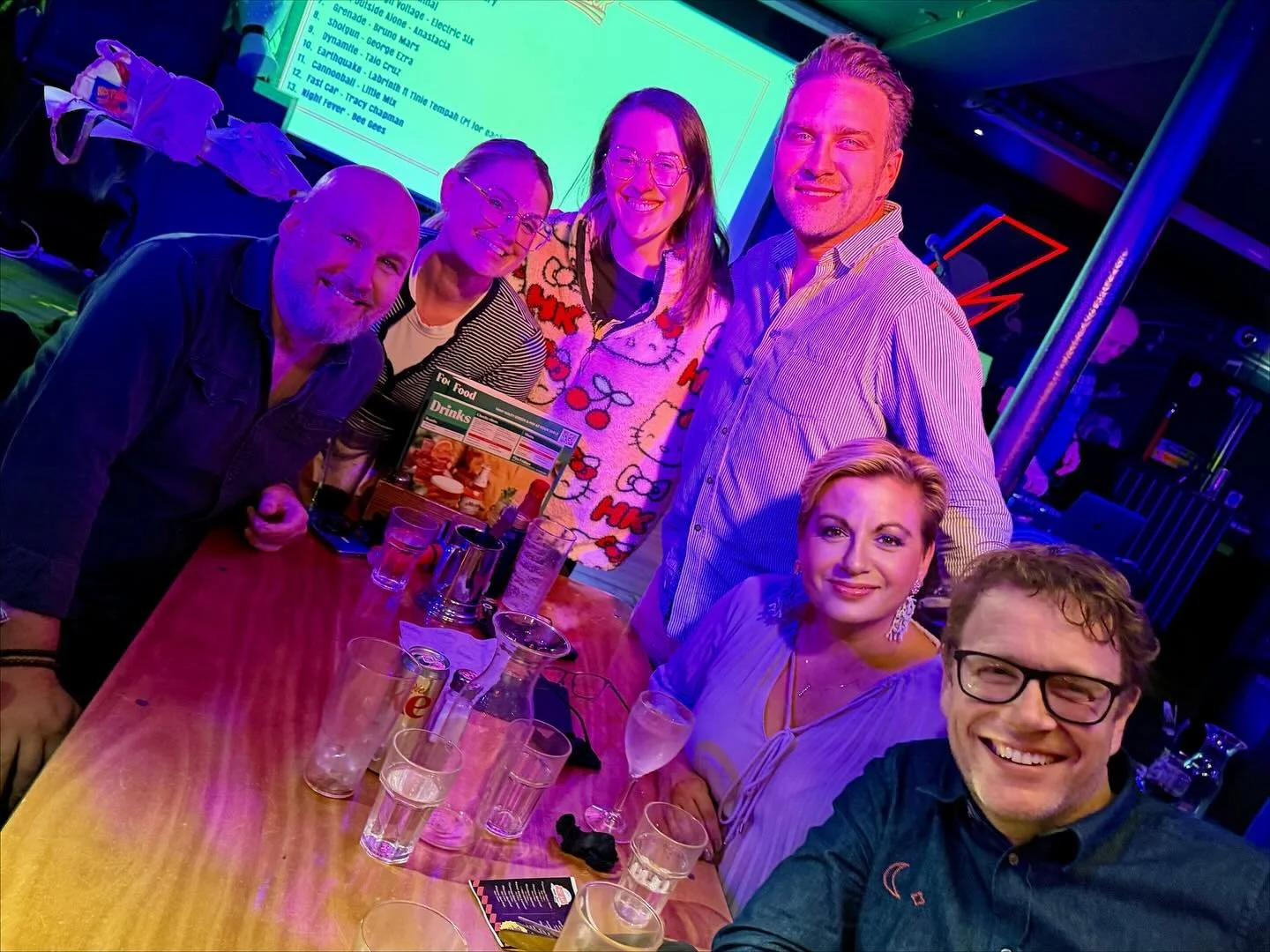 TVA Quiz night @soundsfamiliarmusicquiz - always a great time is had. Thank you to my excellent TVA Teammates @maceyboy @_tarynryan @lauryn.allman @stefanthebooth &amp; @thatwineblokeuk 👏🍾🎤🎼💜 once again we came second, and once again losing by o