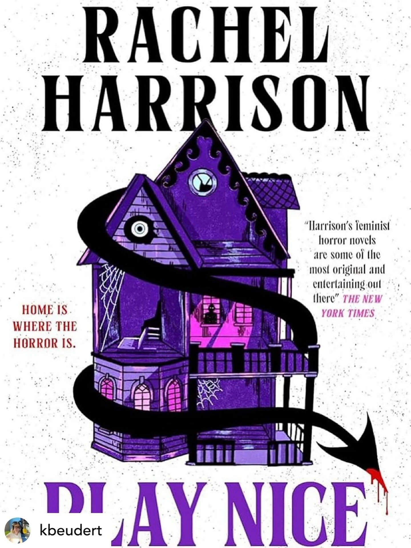 Another exciting narration from TVA&rsquo;s @kbeudert recorded for @wfhowes @audible_uk 🎙️🎧📖💜

Posted @withregram &bull; @kbeudert 👻🏚️📚Audiobook release! Another one perfect for the Halloween season. Play Nice by @rachelharrisonsghost captures