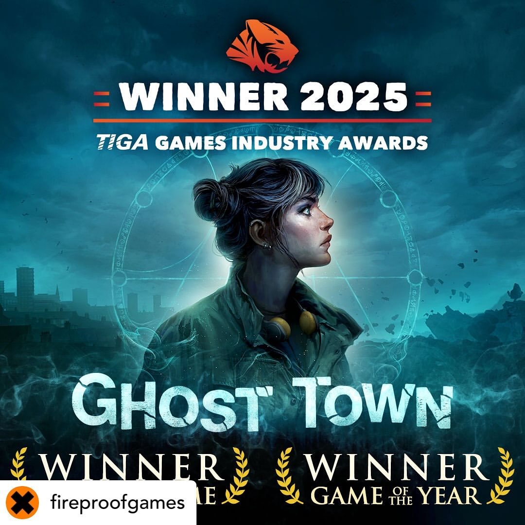 Delighted and proud to have two TVA voices @jacks_acts &amp; @charlierussell92 record for the multi award winning #ghosttown  thank you @soundcutsltd &amp; @fireproofgames for the opportunity 👏🏆🎧🎙️🎮💜

Get @reshare_app &bull; @fireproofgames We&