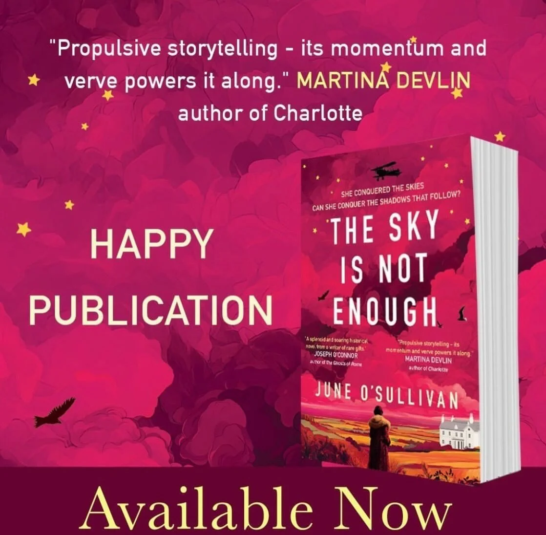 Another wonderful narration from TVA&rsquo;s @jacks_acts recorded @beaconrecordingstudios for @bolindaaudio 🎙️🎧📖💜

Repost from @jacks_acts
&bull;
It&rsquo;s taken off ✈️

So proud to have narrated &lsquo;The Sky Is Not Enough&rsquo; by @sullivanj