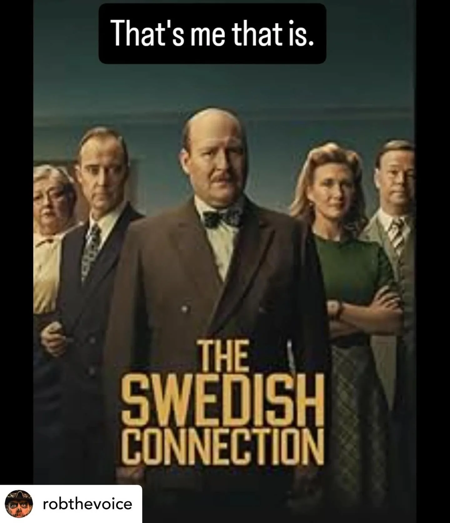 Check out the superb dubbing skills of TVA&rsquo;s @robthevoice upon this new Swedish film release @netflixuk @netflix thank you @the_vsi_group @jesslouisee23 for the opportunity 🇸🇪📺🎧🎙️💜

Get @reshare_app &bull; @robthevoice Had great fun dubbi