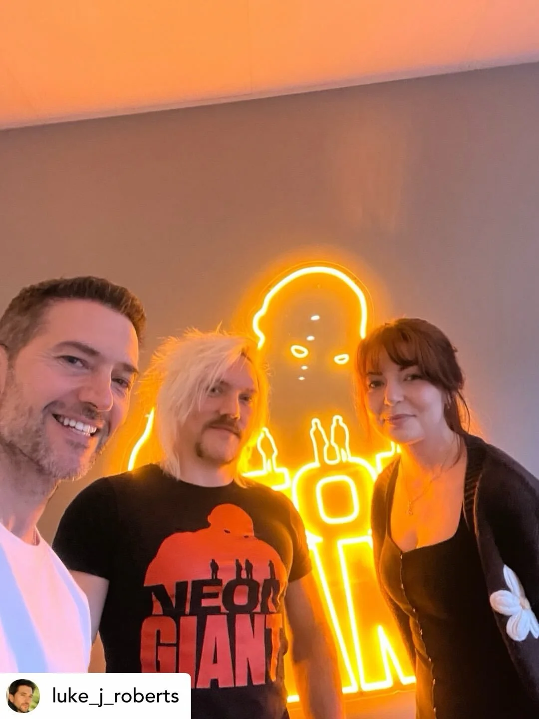 A promotional visit this weekend to Sweden for TVA&rsquo;s @luke_j_roberts promoting his superb role in the latest game from @neongiant recorded @omuk_london 🎧🎙️🎮💜

Get @reshare_app &bull; @luke_j_roberts Anyone for golf? Great visit to Uppsala, 