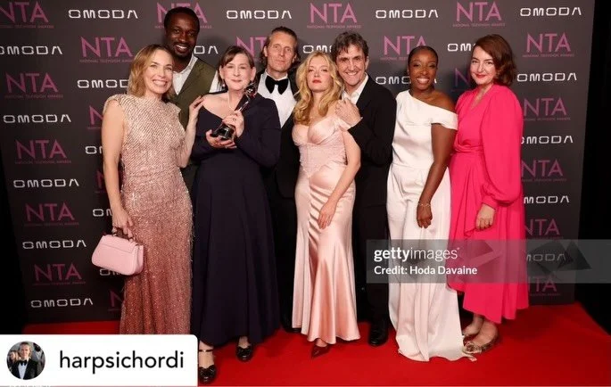 Many congratulations to TVA&rsquo;s @harpsichordi and the entire cast &amp; crew of @callthemidwife.official upon winning again @officialntas 👏📺🎭👶👨&zwj;⚕️👩&zwj;⚕️🏆💜

Get @reshare_app &bull; @harpsichordi We won again! @officialntas NTA for Be