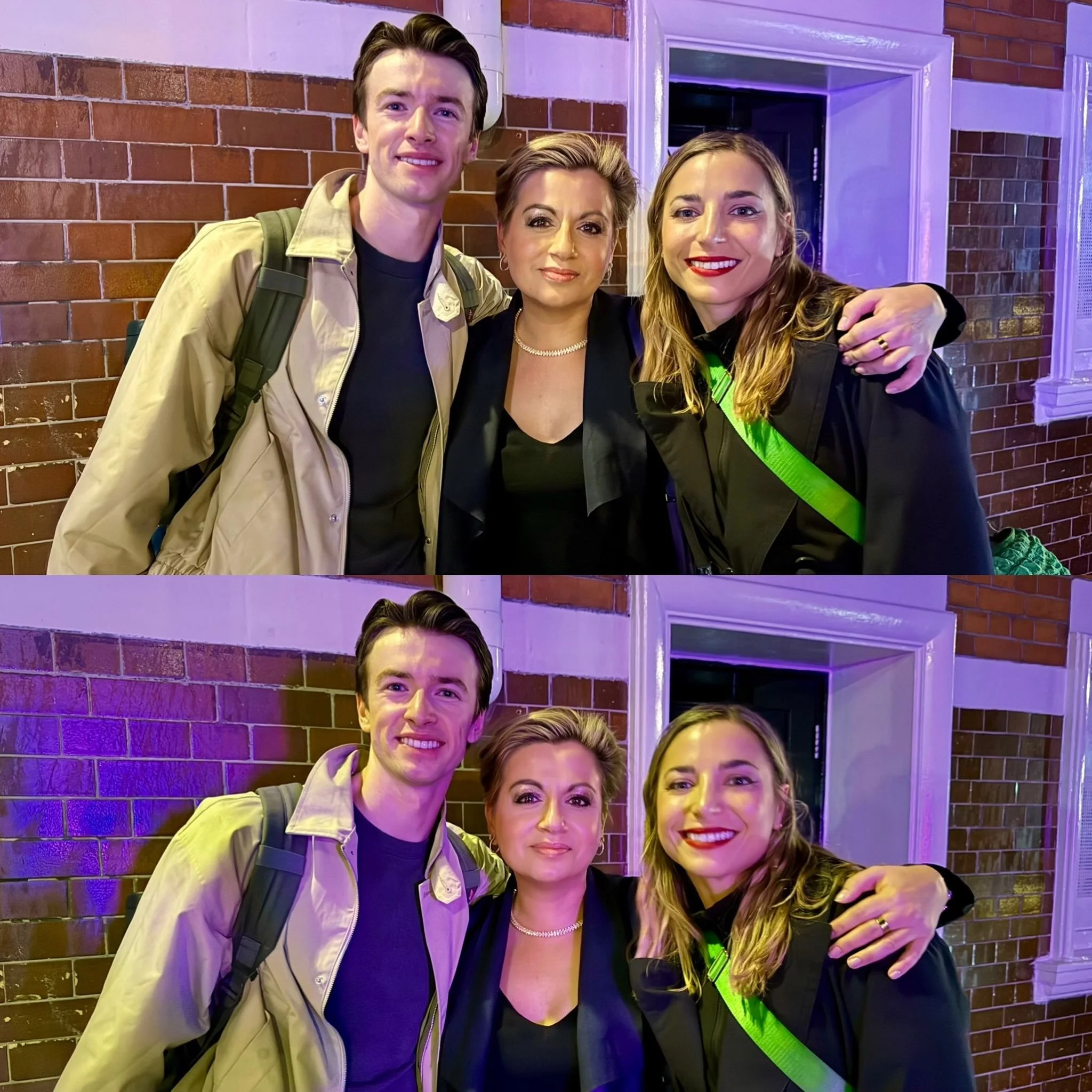 Wow! A wonderful evening seeing TVA&rsquo;s phenomenal @phoebepanaretos shine in @sinatra_musical 💜her voice is sublime, and the warmth and sincerity she brings to the role of Nancy, lifts off the stage and straight into your heart.

@sam_brown_ as 