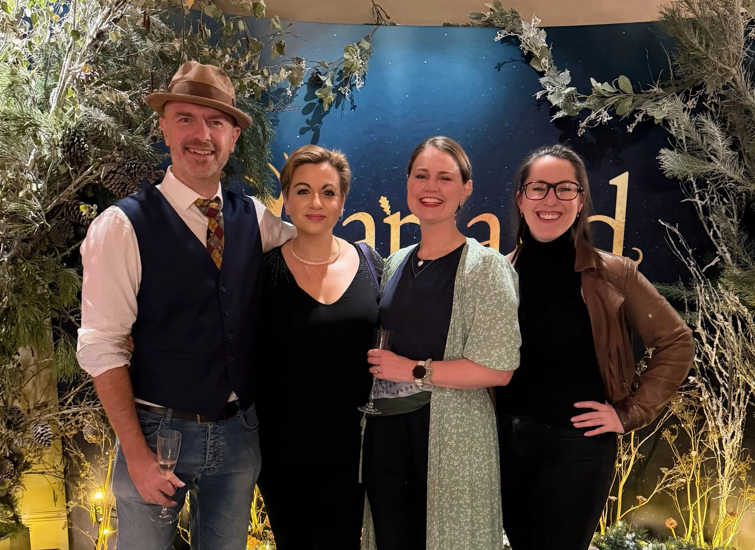 The TVA Cheer Team of myself, @_tarynryan &amp; @lauryn.allman were full of pride and congratulations last night, for TVA&rsquo;s @robthevoice charming &amp; brilliant performance in the screening of the delightful #lumothelaplandreindeer 👏

Many co