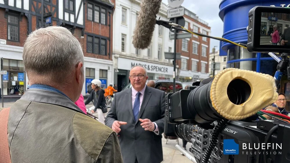 Colin Sutton at the scene-of-the-crime in Islington