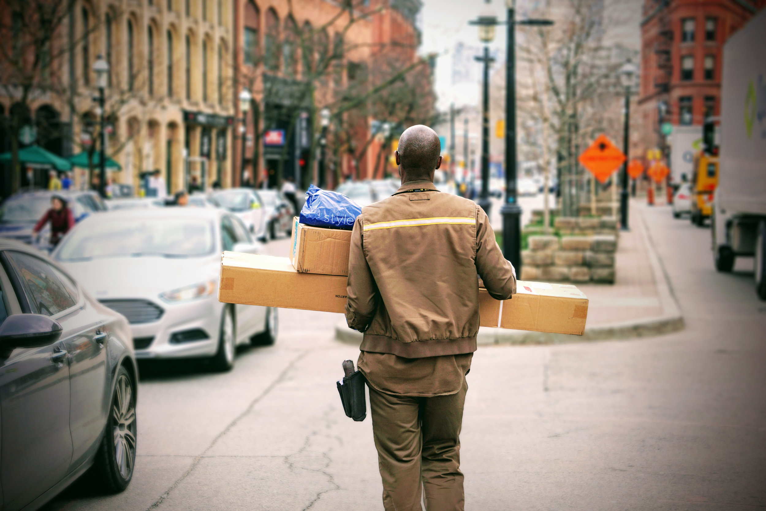 It works in the city, where it leads the hardworking postman straight to your door.