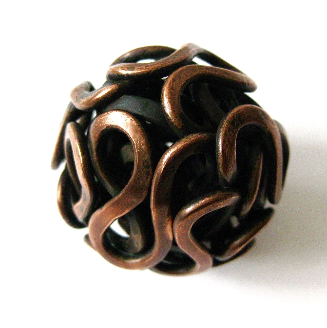 ' Muse’ Handheld Woven Sculpture, 2013, Forged Oxidised Copper