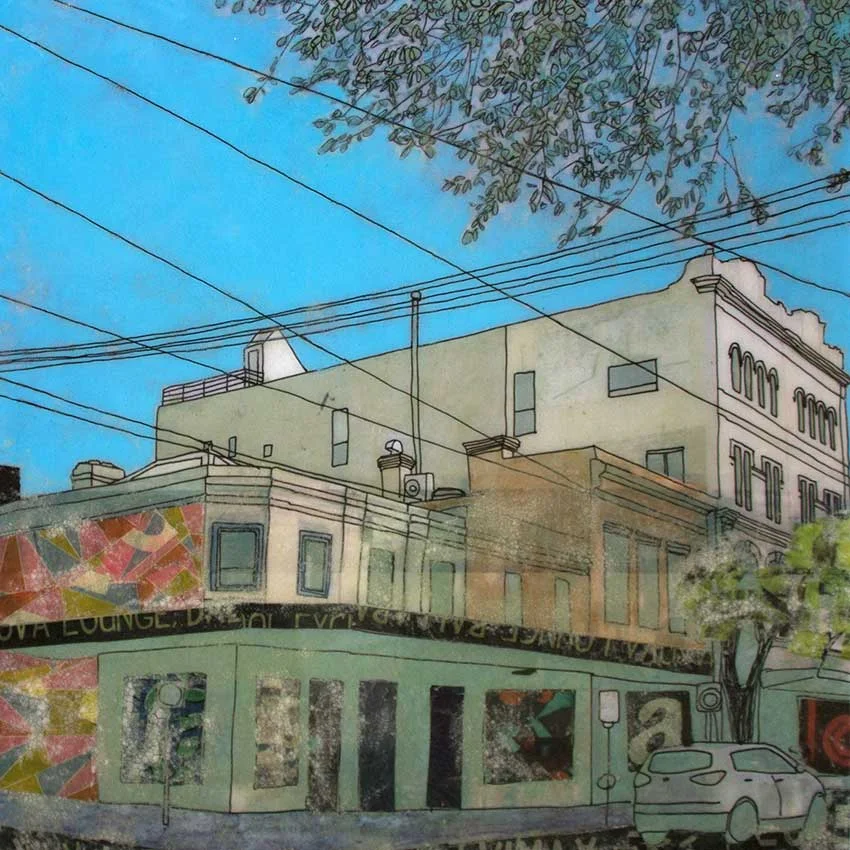 Gertrude St, Fitzroy, 35x35cm